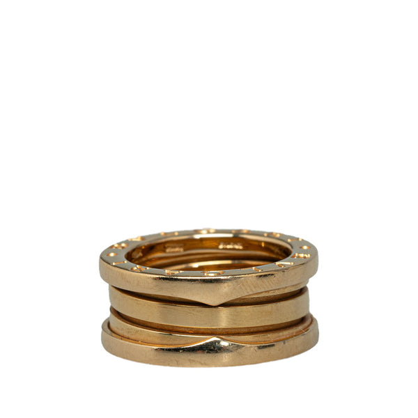 ブルガリ ビーゼロワン 3バンド #48 リング 指輪 750 レディース BVLGARI 【中古】