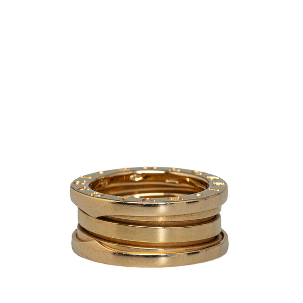 ブルガリ ビーゼロワン 3バンド #48 リング 指輪 750 レディース BVLGARI 【中古】