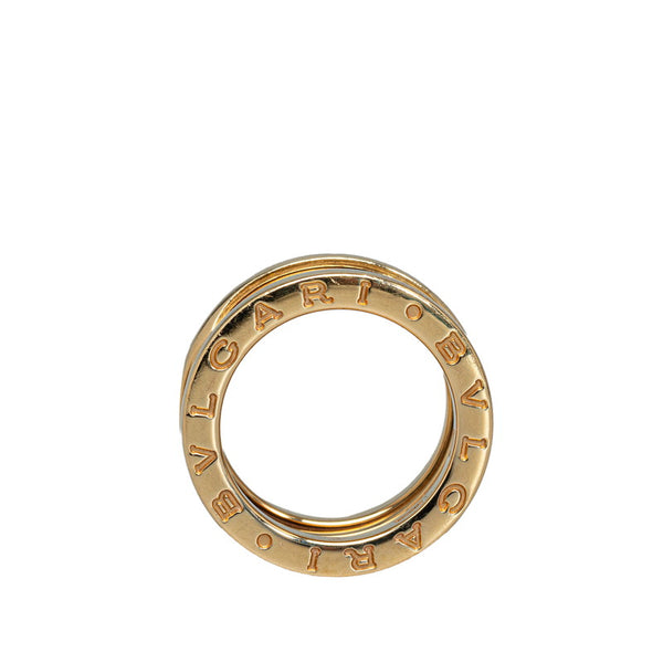 ブルガリ ビーゼロワン 3バンド #48 リング 指輪 750 レディース BVLGARI 【中古】