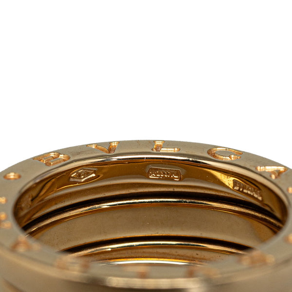 ブルガリ ビーゼロワン 3バンド #48 リング 指輪 750 レディース BVLGARI 【中古】