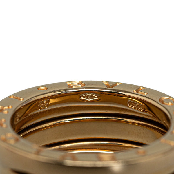 ブルガリ ビーゼロワン 3バンド #48 リング 指輪 750 レディース BVLGARI 【中古】
