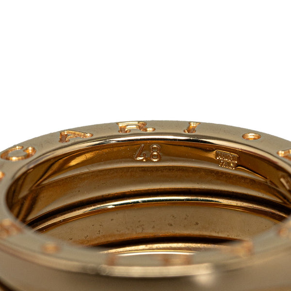 ブルガリ ビーゼロワン 3バンド #48 リング 指輪 750 レディース BVLGARI 【中古】