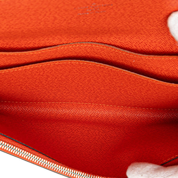 ルイ ヴィトン エピ ポルトフォイユ エミリー 長財布 M60713 オレンジ レザー レディース LOUIS VUITTON 【中古】