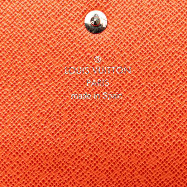 ルイ ヴィトン エピ ポルトフォイユ エミリー 長財布 M60713 オレンジ レザー レディース LOUIS VUITTON 【中古】
