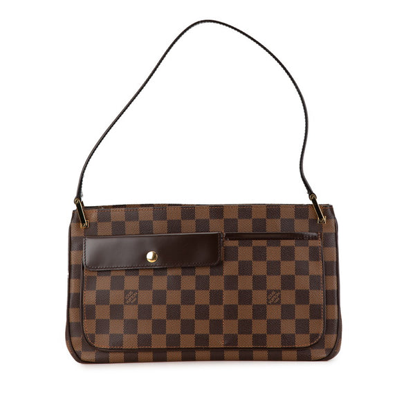 ルイ ヴィトン ダミエ オーバーニュ ショルダーバッグ N51129 ブラウン PVC レザー レディース LOUIS VUITTON 【中古】
