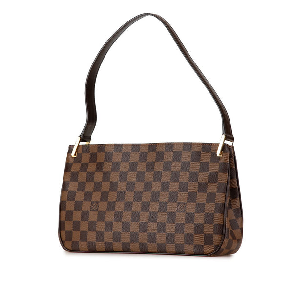 ルイ ヴィトン ダミエ オーバーニュ ショルダーバッグ N51129 ブラウン PVC レザー レディース LOUIS VUITTON 【中古】