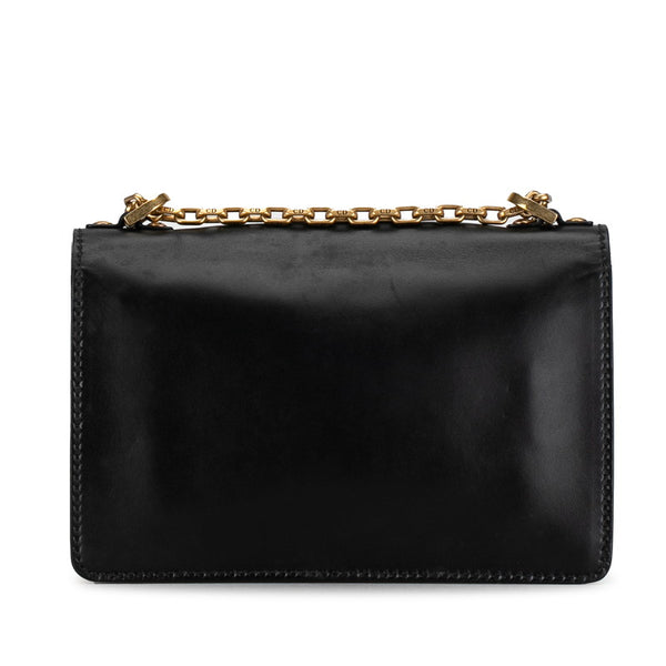 ディオール J'ADIOR チェーン ショルダーバッグ ブラック レザー レディース Dior 【中古】