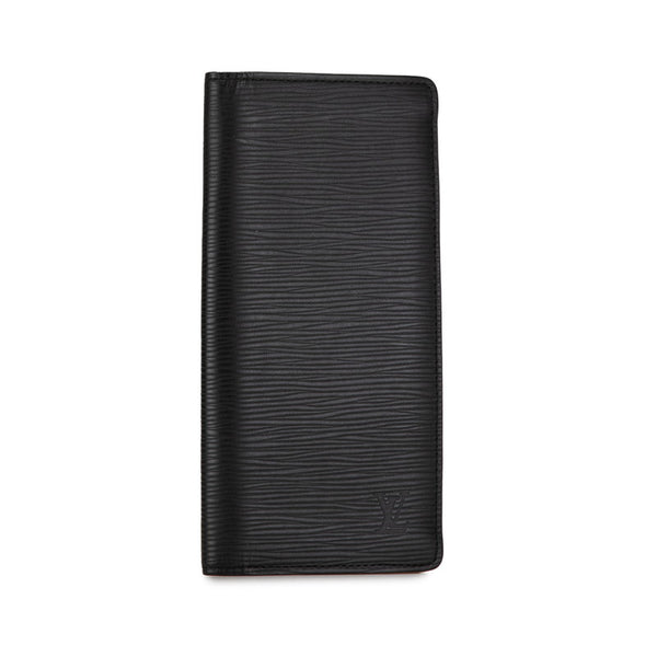 ルイ ヴィトン エピ ポルトフォイユ ブラザ 長財布 M60622 ノワール ブラック レザー レディース LOUIS VUITTON 【中古】