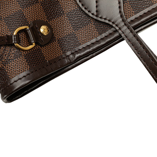 ルイ ヴィトン ダミエ ネヴァーフルPM ハンドバッグ トートバッグ N51109 ブラウン PVC レザー レディース LOUIS VUITTON 【中古】