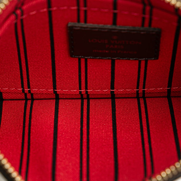 ルイ ヴィトン ダミエ ネヴァーフルPM ハンドバッグ トートバッグ N51109 ブラウン PVC レザー レディース LOUIS VUITTON 【中古】