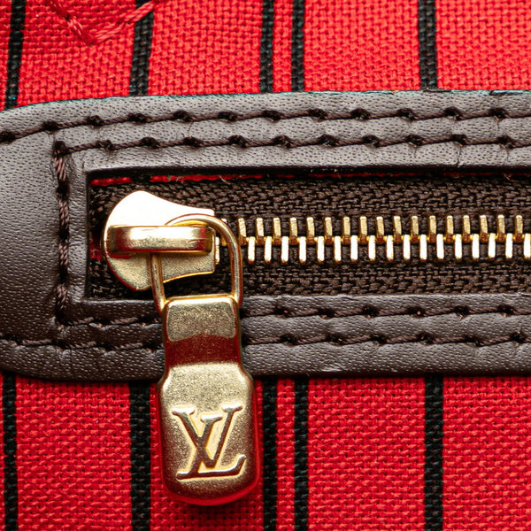 ルイ ヴィトン ダミエ ネヴァーフルPM ハンドバッグ トートバッグ N51109 ブラウン PVC レザー レディース LOUIS VUITTON 【中古】
