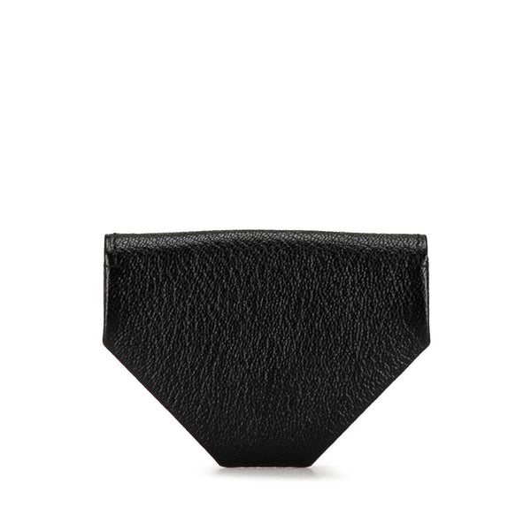 エルメス ル ヴァンキャトル コインケース ブラック シルバー シェーブル メンズ HERMES 【中古】