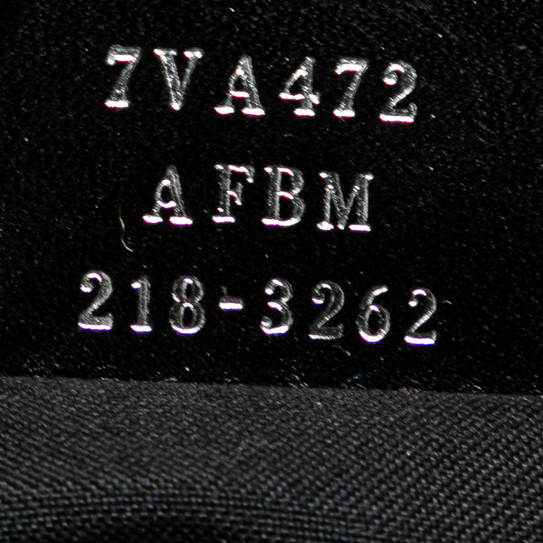 フェンディ ズッカ ショルダーバッグ ボディバッグ 2WAY 7VA472 ブラウン ブラック キャンバス レザー レディース FENDI 【中古】