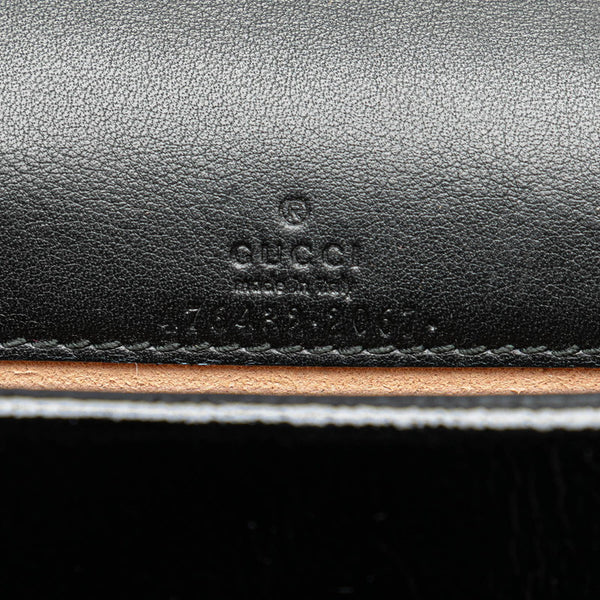 グッチ ディオニュソス 斜め掛け チェーン ショルダーバッグ 476432 ブラック ベルベット レディース GUCCI 【中古】