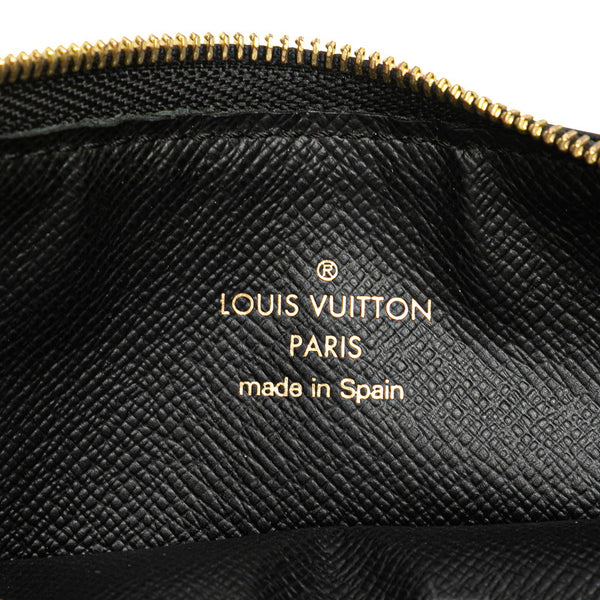 ルイ ヴィトン モノグラム リバース  スリム パース 長財布 M80390 ブラウン ブラック PVC レザー レディース LOUIS VUITTON 【中古】