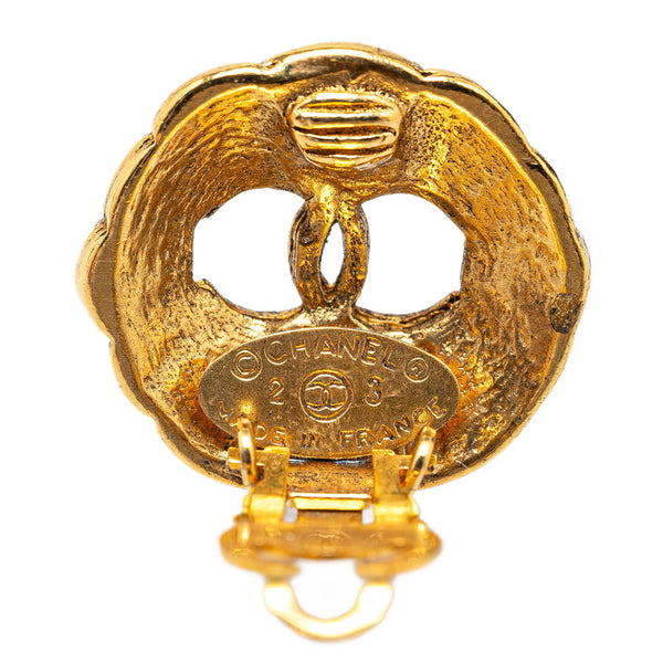 シャネル ココマーク イヤリング ゴールド メッキ レディース CHANEL 【中古】