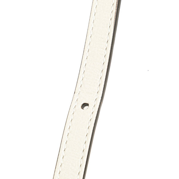 グッチ GGスプリーム ホースビット ショルダーバッグ 625615 ベージュ ホワイト PVC レザー レディース GUCCI 【中古】