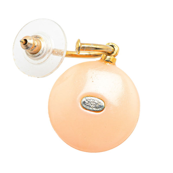 シャネル ココマーク スイング スタッドピアス ピンク フェイクパール プラスチック レディース CHANEL 【中古】