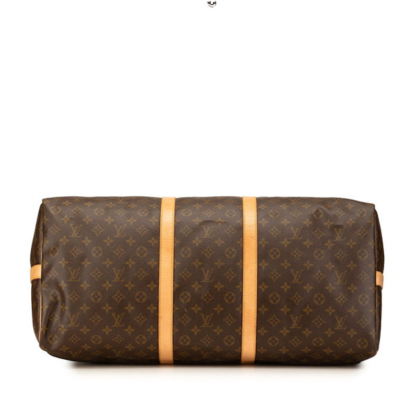 ルイ ヴィトン モノグラム キーポル60 ボストンバッグ トラベルバッグ M41422 ブラウン PVC レザー レディース LOUIS VUITTON 【中古】