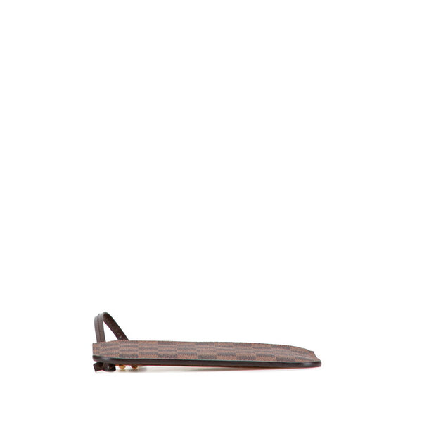 ルイ ヴィトン ダミエ ネヴァーフル 付属 ポーチ ブラウン PVC レザー レディース LOUIS VUITTON 【中古】