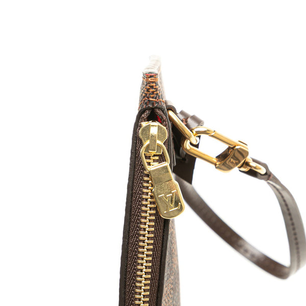 ルイ ヴィトン ダミエ ネヴァーフル 付属 ポーチ ブラウン PVC レザー レディース LOUIS VUITTON 【中古】