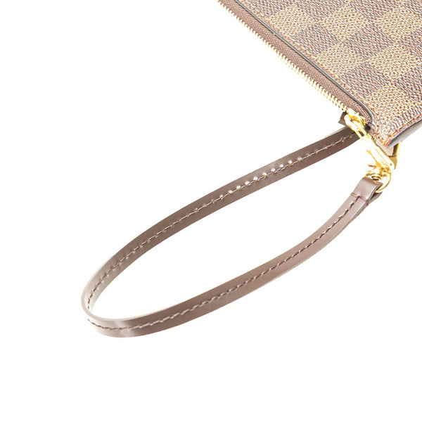 ルイ ヴィトン ダミエ ネヴァーフル 付属 ポーチ ブラウン PVC レザー レディース LOUIS VUITTON 【中古】