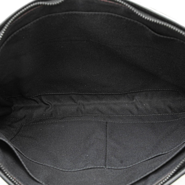 ボッテガヴェネタ イントレチャート クラッチバッグ ブラック レザー レディース BOTTEGAVENETA 【中古】
