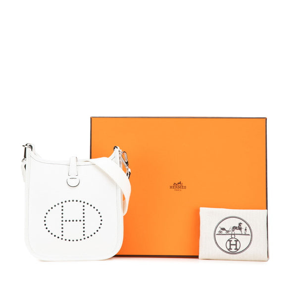 エルメス エブリンTPM シルバー金具 斜め掛け ショルダーバッグ ニューホワイト トリヨンクレマンス レディース HERMES 【中古】