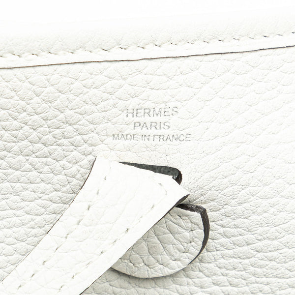 エルメス エブリンTPM シルバー金具 斜め掛け ショルダーバッグ ニューホワイト トリヨンクレマンス レディース HERMES 【中古】