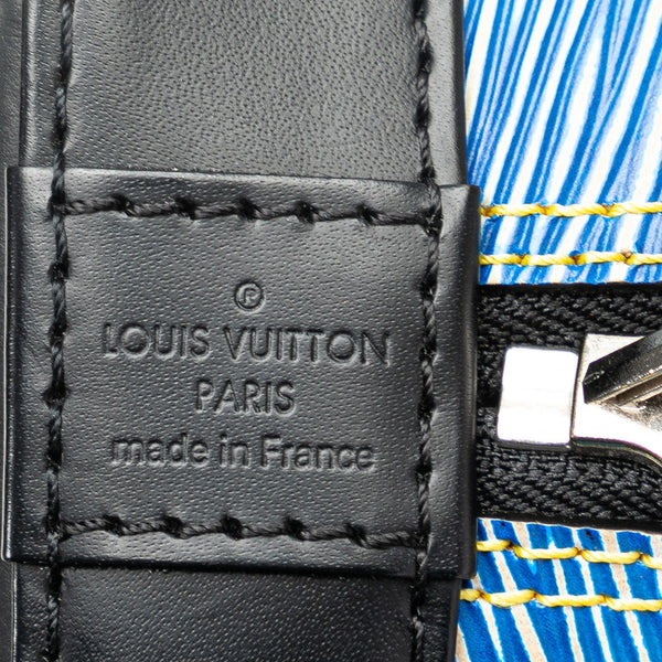 ルイ ヴィトン エピ デニム アルマBB ハンドバッグ ショルダーバッグ 2WAY M41437 デニムブルー レザー レディース LOUIS VUITTON 【中古】
