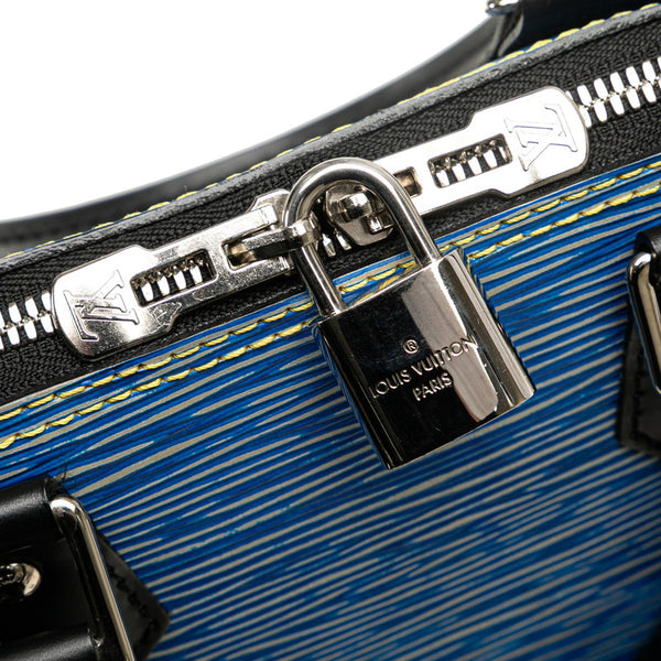 ルイ ヴィトン エピ デニム アルマBB ハンドバッグ ショルダーバッグ 2WAY M41437 デニムブルー レザー レディース LOUIS VUITTON 【中古】