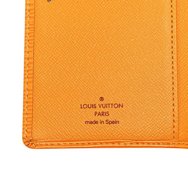 ルイ ヴィトン エピ アジェンダ ポッシュ 手帳カバー R2052H オレンジ レザー レディース LOUIS VUITTON 【中古】