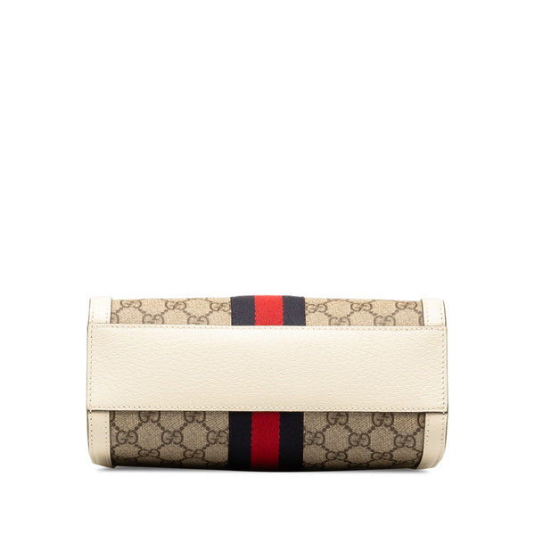 グッチ GGスプリーム オフィディア ハンドバッグ ショルダーバッグ 2WAY 547551 ベージュ ホワイト PVC レザー レディース GUCCI 【中古】