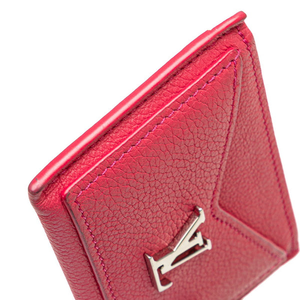 ルイ ヴィトン ポルト カルト ロックミー カードケース 名刺入れ M68555 ピンク レザー レディース LOUIS VUITTON 【中古】