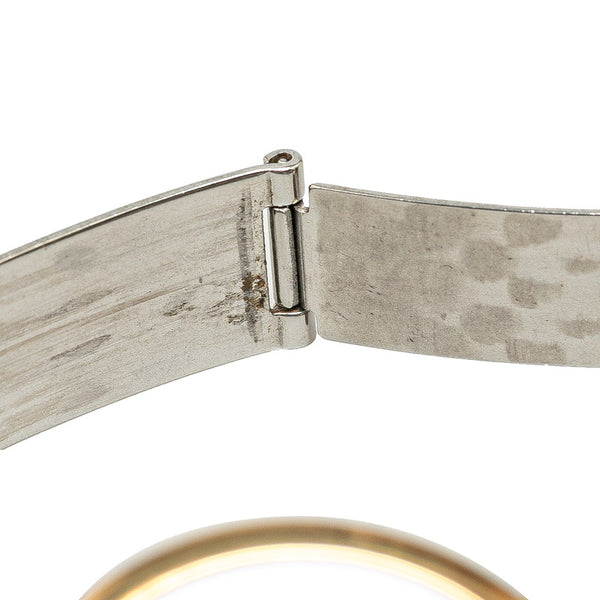 オメガ デビル 腕時計 395.0875.2 クオーツ ゴールド文字盤 ステンレススチール メンズ OMEGA 【中古】