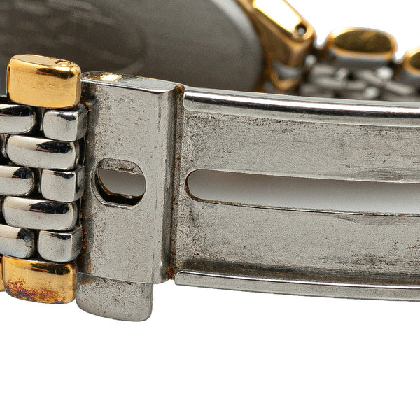 オメガ デビル 腕時計 395.0875.2 クオーツ ゴールド文字盤 ステンレススチール メンズ OMEGA 【中古】