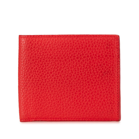 ボッテガヴェネタ 二つ折り財布 レッド レザー レディース BOTTEGAVENETA 【中古】