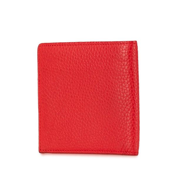 ボッテガヴェネタ 二つ折り財布 レッド レザー レディース BOTTEGAVENETA 【中古】
