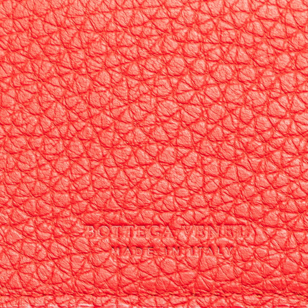 ボッテガヴェネタ 二つ折り財布 レッド レザー レディース BOTTEGAVENETA 【中古】
