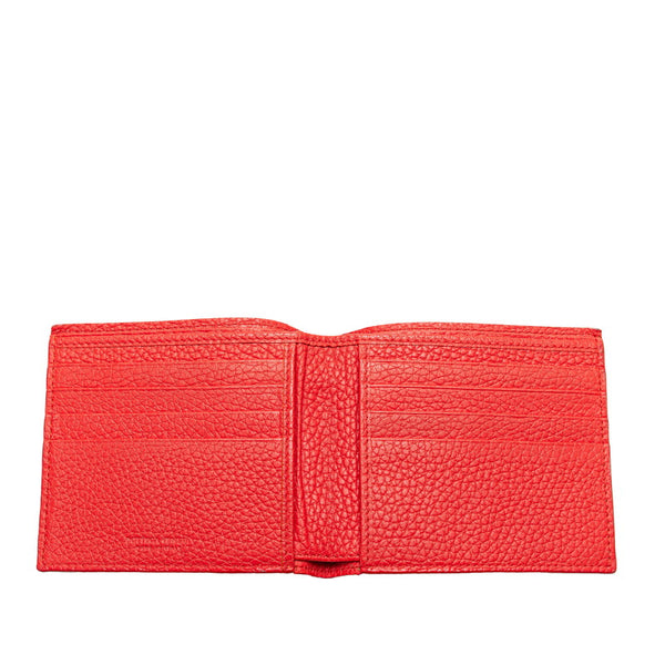 ボッテガヴェネタ 二つ折り財布 レッド レザー レディース BOTTEGAVENETA 【中古】