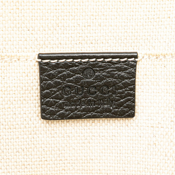 グッチ ソーホー インターロッキングG リュック バックパック 536192 ブラック レザー レディース GUCCI 【中古】