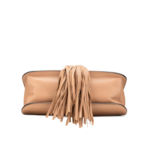 グッチ バンブー デイリー 斜め掛け ショルダーバッグ 370826 ブラウン レザー レディース GUCCI 【中古】