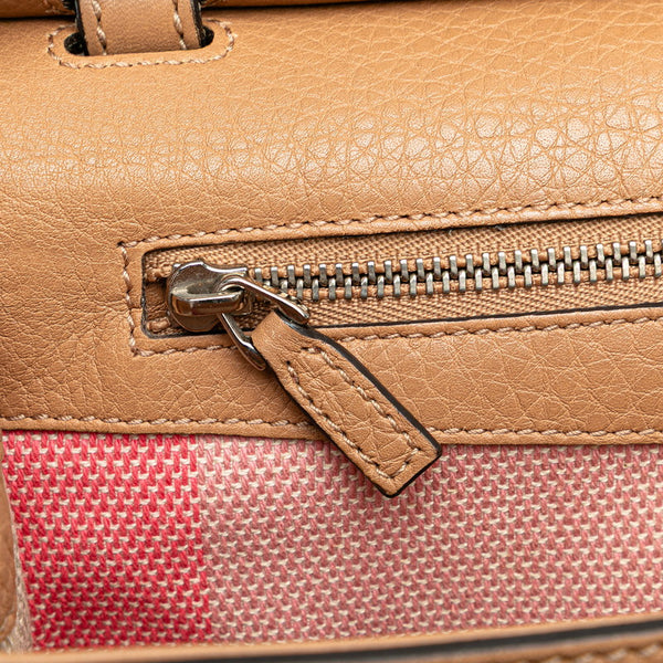 グッチ バンブー デイリー 斜め掛け ショルダーバッグ 370826 ブラウン レザー レディース GUCCI 【中古】