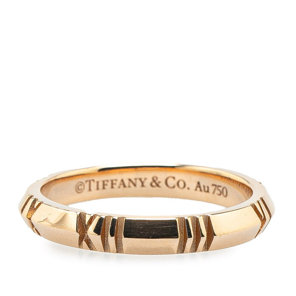 ティファニー アトラス リング 指輪 K18PG ピンクゴールド レディース TIFFANY&Co. 【中古】