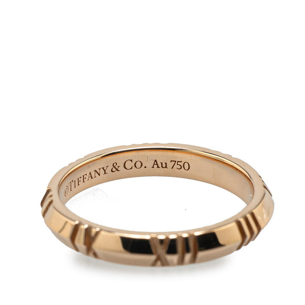 ティファニー アトラス リング 指輪 K18PG ピンクゴールド レディース TIFFANY&Co. 【中古】