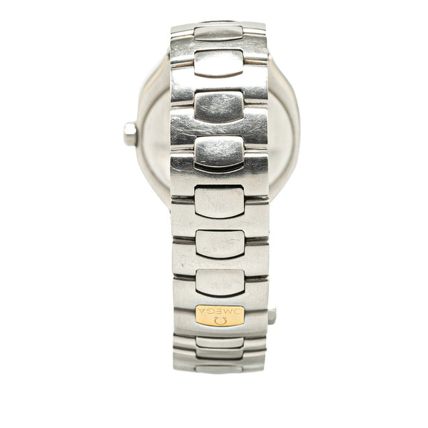 オメガ シーマスター ポラリス 腕時計 2510.40 クオーツ グレー文字盤 ステンレススチール メンズ OMEGA 【中古】