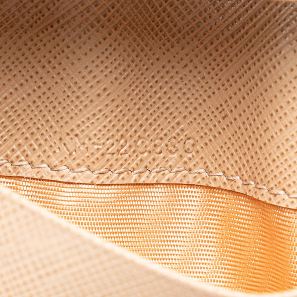 サルヴァトーレフェラガモ ガンチーニ カードケース 名刺入れ ピンクベージュ レザー レディース Salvatore Ferragamo 【中古】