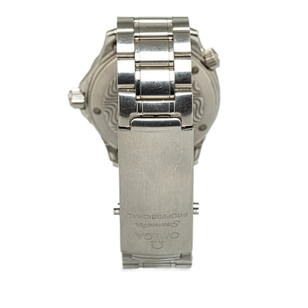 オメガ シーマスター300 プロフェッショナル 腕時計 2262.50 クオーツ ブラック文字盤 ステンレススチール レディース OMEGA 【中古】