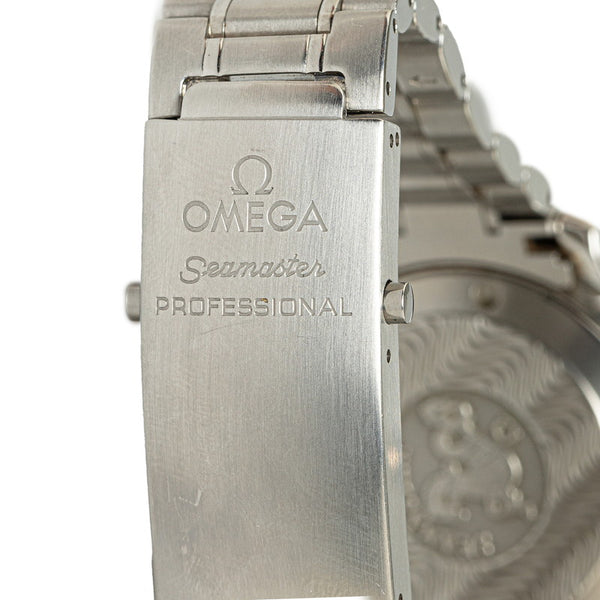 オメガ シーマスター300 プロフェッショナル 腕時計 2262.50 クオーツ ブラック文字盤 ステンレススチール レディース OMEGA 【中古】