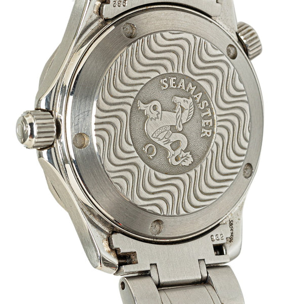 オメガ シーマスター300 プロフェッショナル 腕時計 2262.50 クオーツ ブラック文字盤 ステンレススチール レディース OMEGA 【中古】